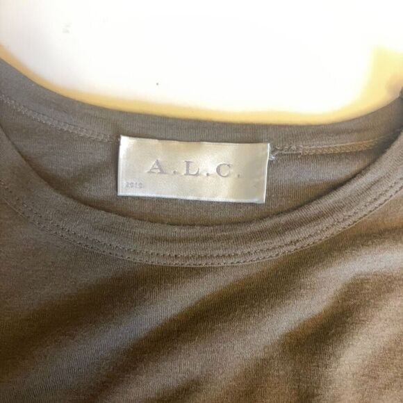 A.L.C virgin wool blend long sleeve rouching at hem size small - Picture 15 of 15